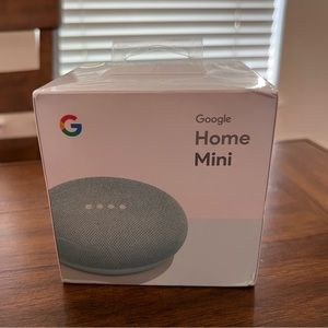 Google Home Mini Smart Speaker Google Assistant Gray GA00210-US, Mfg 07/2019